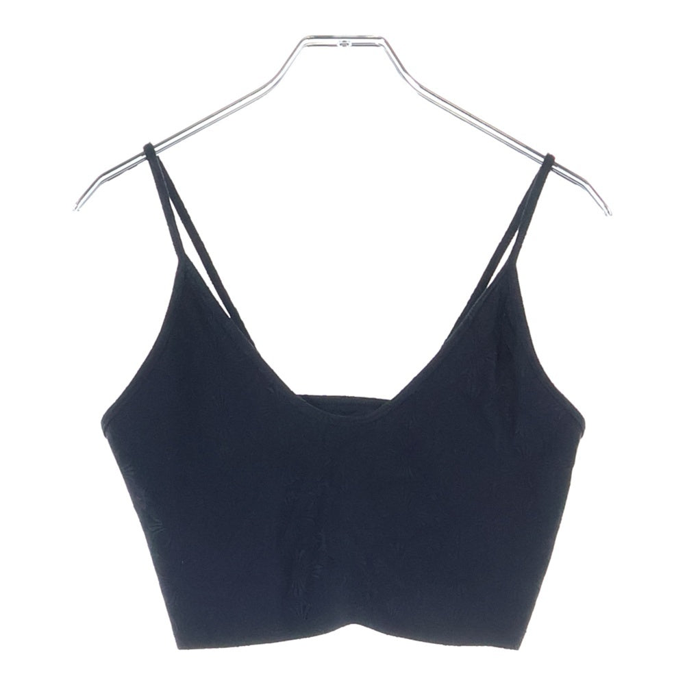 CHROME HEARTS(クロムハーツ) CH Plus Pattern Horseshoe Rubber Print Camisole CHプラス 総柄 ホースシューラバープリント キャミソール ブラトップ ブラック レディース -