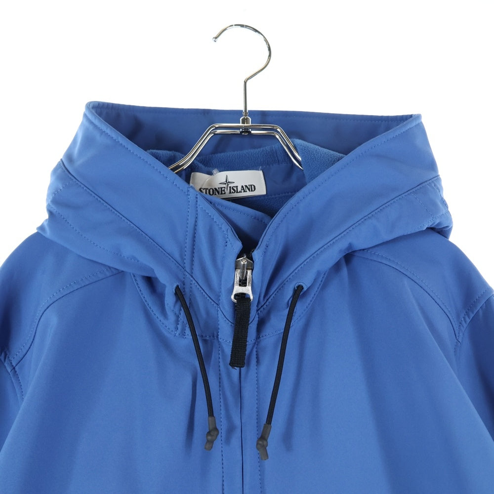STONE ISLAND(ストーンアイランド) SOFT SHELL R JACKET ソフト シェル ジップアップ ジャケット ブルー 7315Q0122
