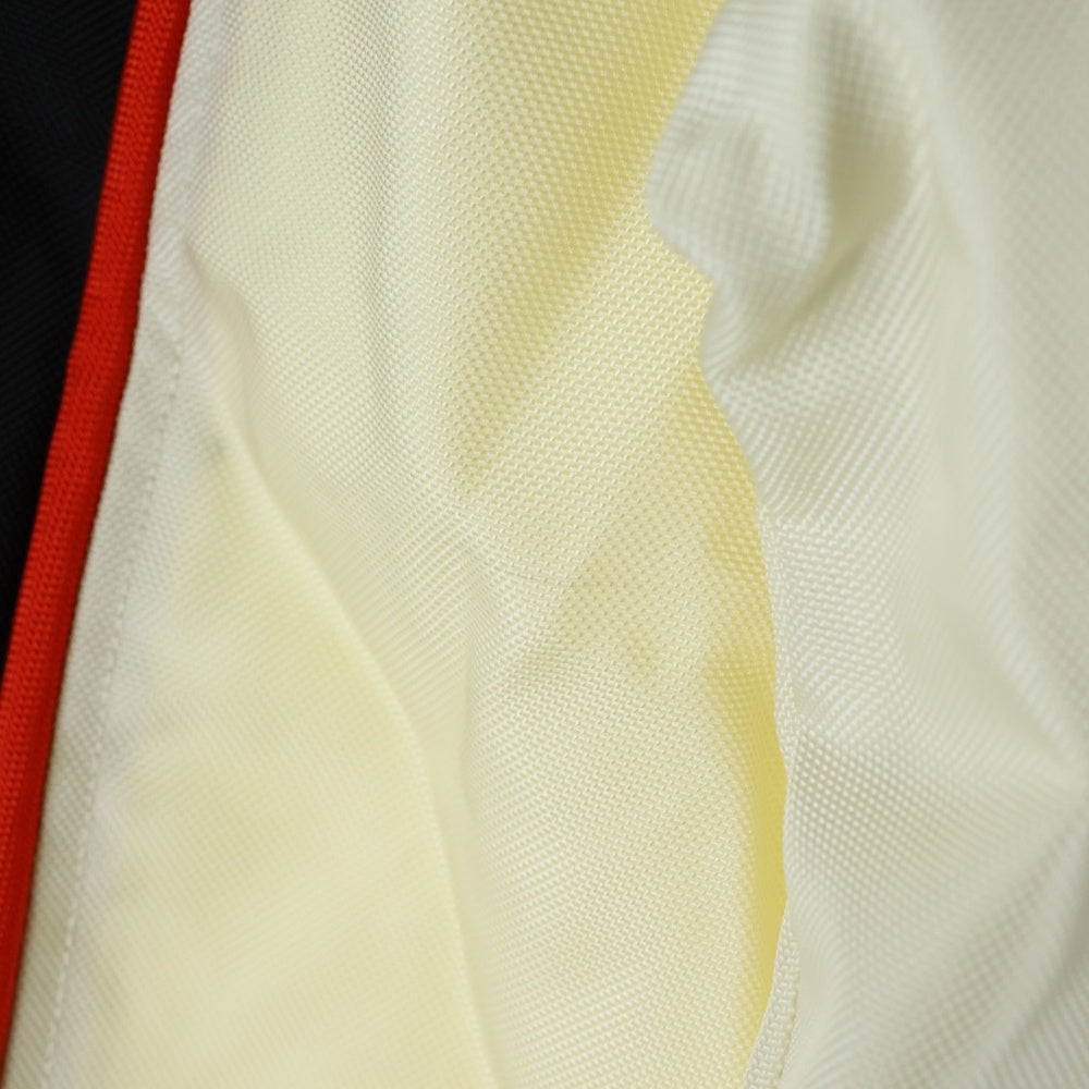 DIESEL(ディーゼル) J-BLINK JACKET A06132 バイカージャケット ジップアップナイロンジャケット ブラック/ベージュ A06132