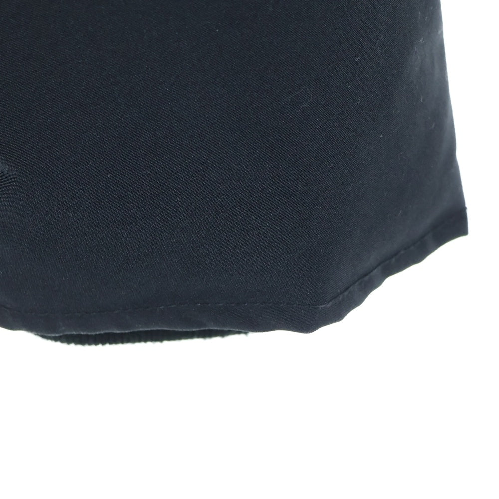 DANTON(ダントン) フーデッド ジップアップ ダウンコート ジャケット リアルファー ブラック 18A-FA-002