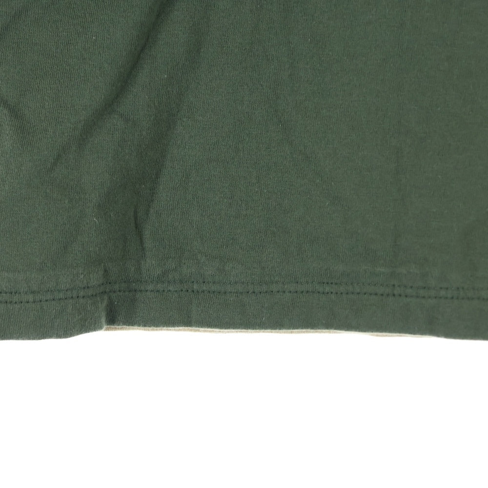 UNDERCOVER(アンダーカバー) 99AW TWINS Ambivalence期 プリントリバーシブルカットソー アンビバレンス期 半袖Tシャツ カーキ/ベージュ Q213