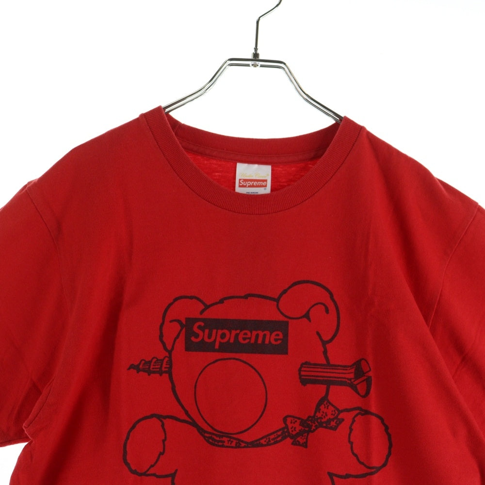 SUPREME(シュプリーム) 15SS × UNDERCOVER Bear Tee ベアー半袖Tシャツ カットソー レッド
