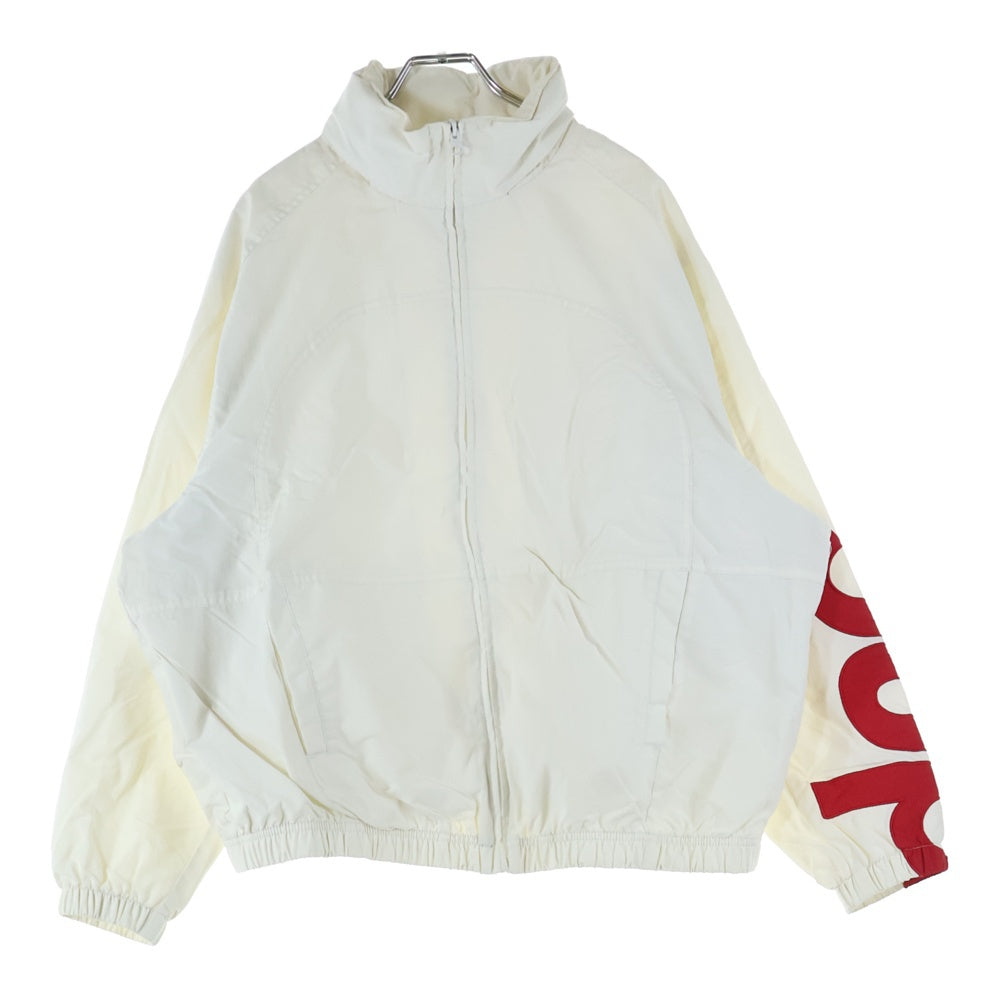 SUPREME(シュプリーム) 21SS Spellout Track Jacket スペルアウト トラックジャケット ホワイト/レッド