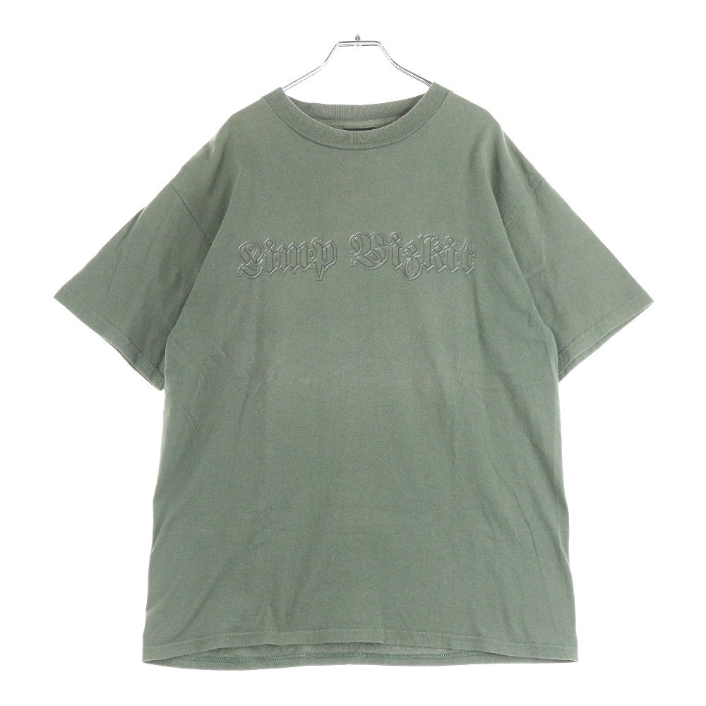 VINTAGE(ヴィンテージ) 90's LIMP BIZKIT LADIES NITE IN CAMBODIA GIANT リンプビズキット 両面プリント半袖Tシャツ カットソー カーキ