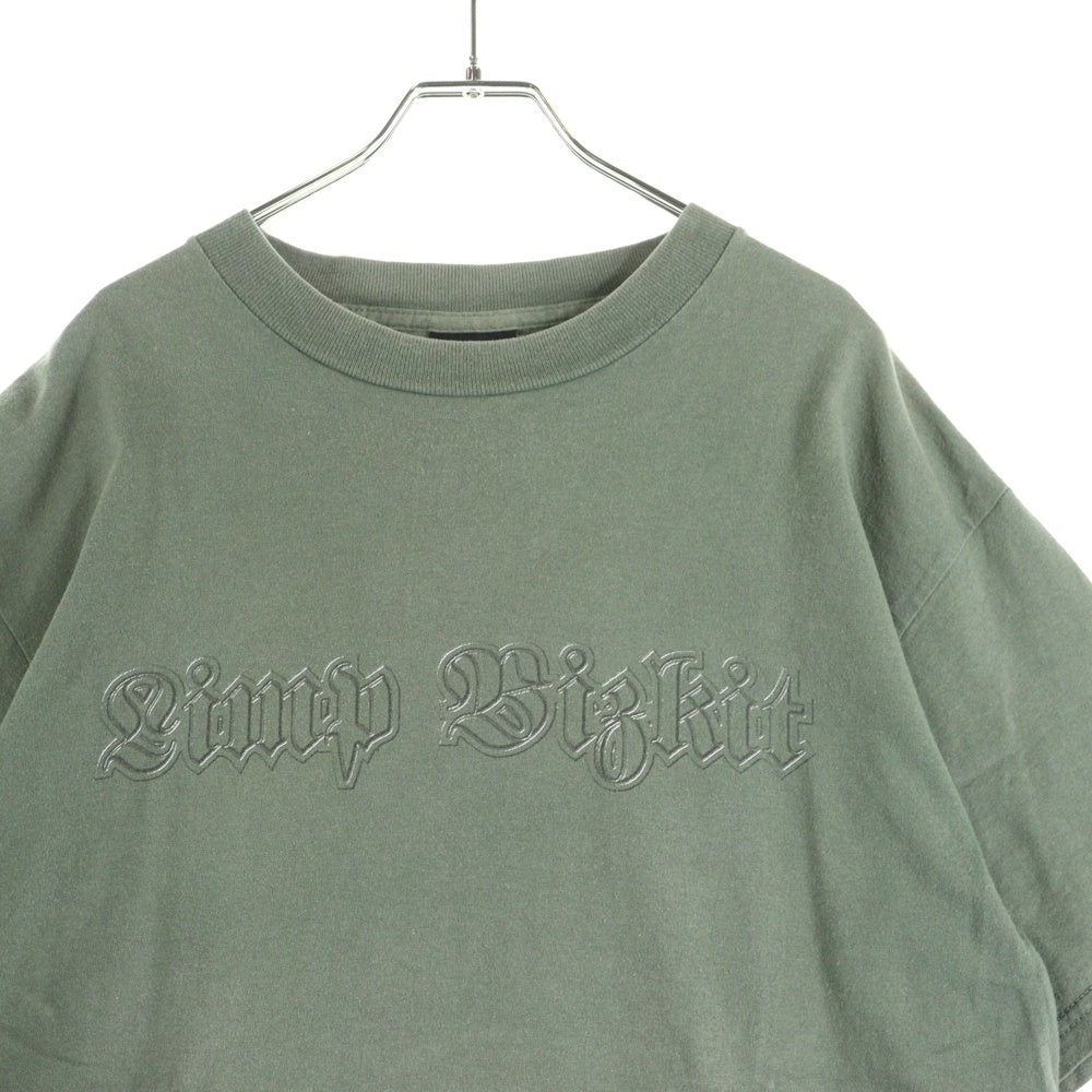 VINTAGE(ヴィンテージ) 90's LIMP BIZKIT LADIES NITE IN CAMBODIA GIANT リンプビズキット 両面プリント半袖Tシャツ カットソー カーキ