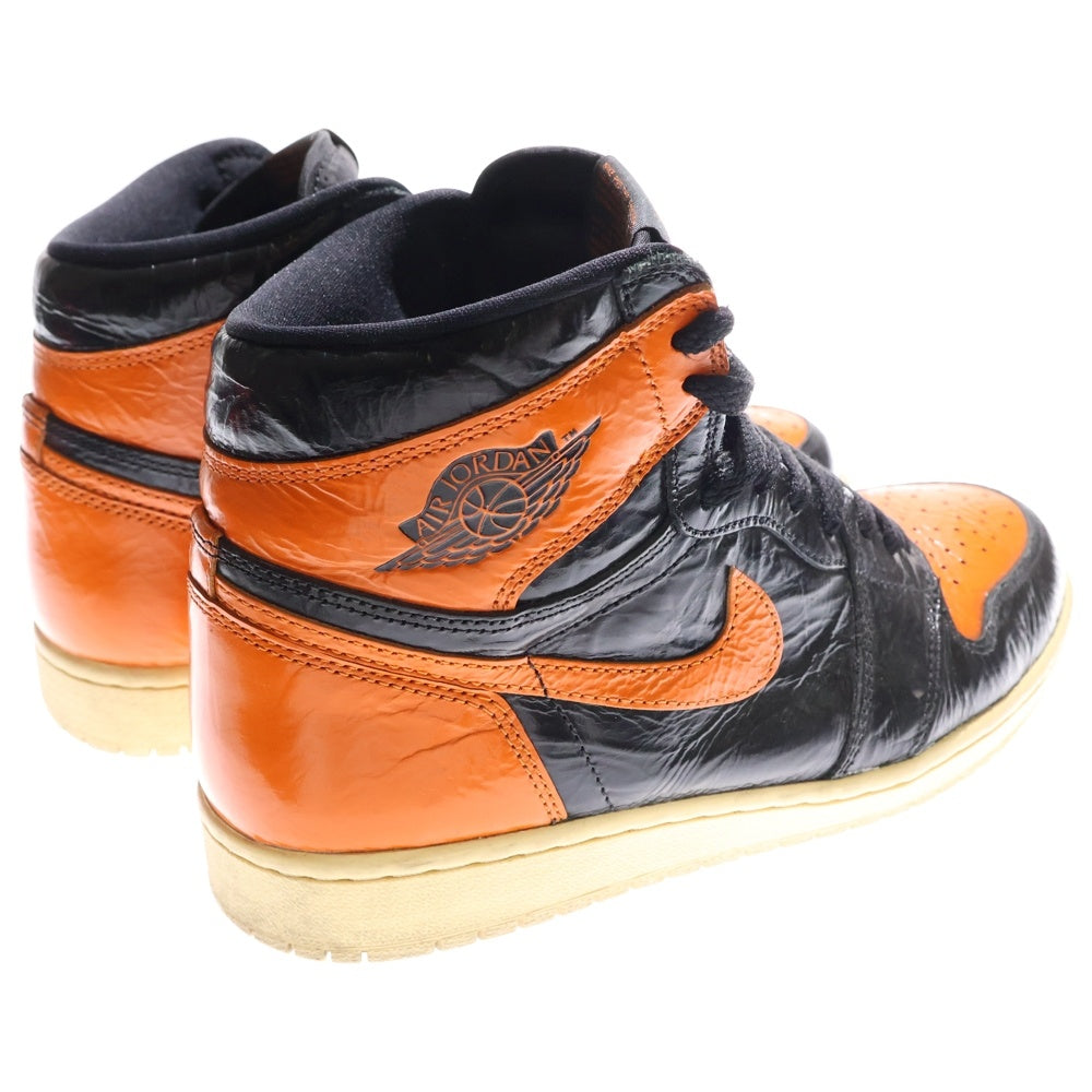 NIKE(ナイキ) AIR JORDAN 1 RETRO HIGH OG SHATTERED BACKBOARD 3.0 エアジョーダン1 レトロ シャッタードバックボード3.0 ハイカットスニーカー US9/27cm 555088-028