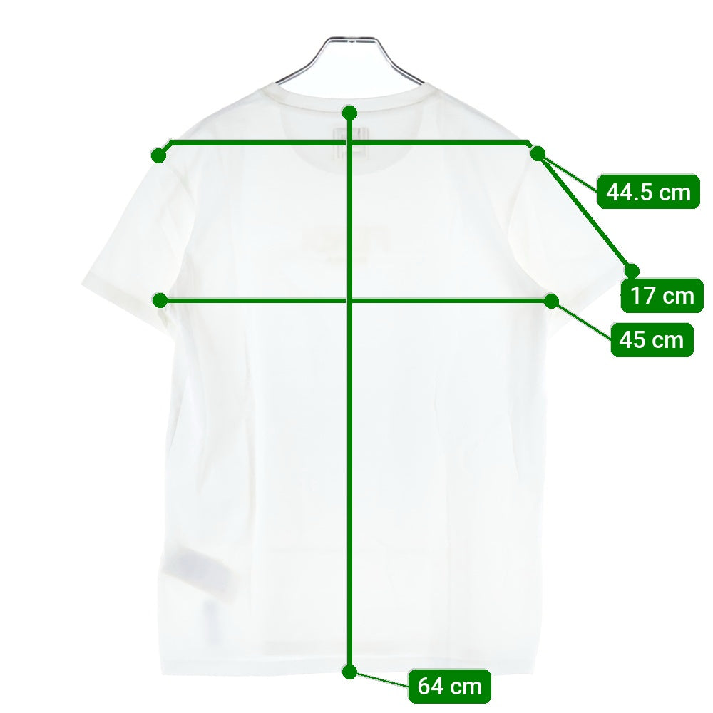 FENDI(フェンディ) フロントロゴ 半袖Tシャツ カットソー ホワイト FY1319ATLA