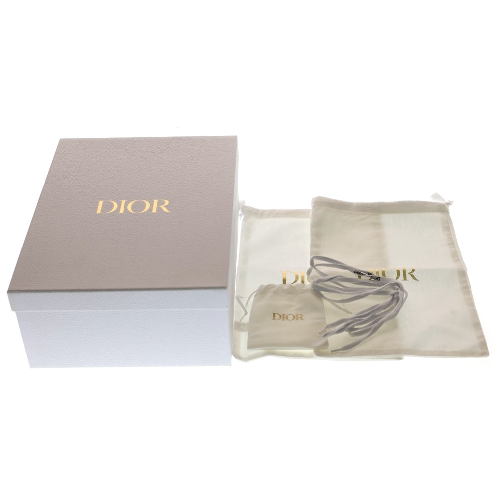 DIOR(ディオール) ツイードロゴプラットフォームローカットスニーカー ベージュ/ブラック