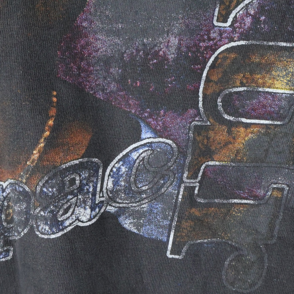 VINTAGE(ヴィンテージ) 90's 2PAC IN MEMORY OF SHAKUR THUG LIFE BOOTLEG ツーパック ラップT ブート フェード 両面プリント 半袖Tシャツ ブラック