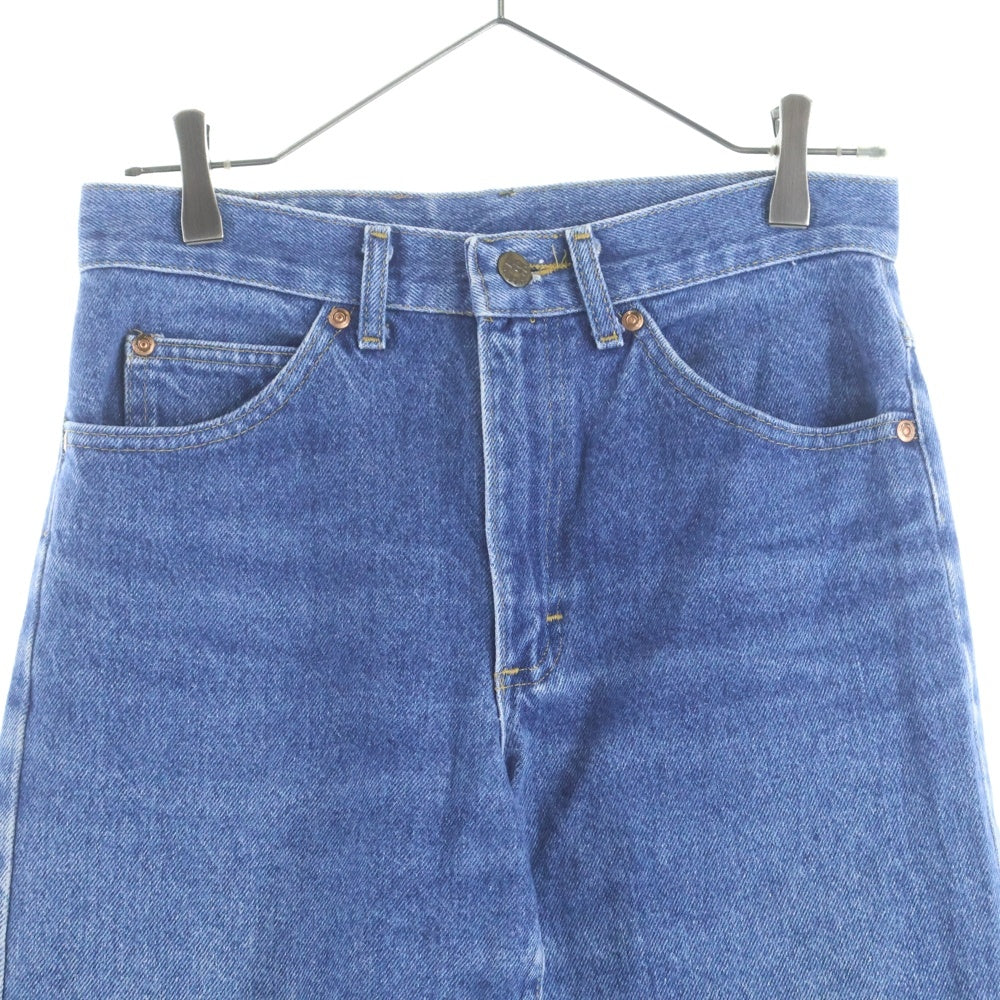 LEE(リー) ウォッシュ加工 ストレートデニムパンツ ライトブルー