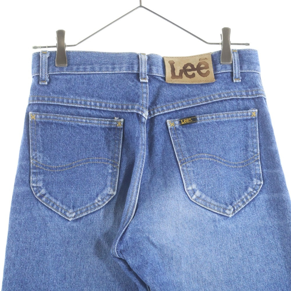 LEE(リー) ウォッシュ加工 ストレートデニムパンツ ライトブルー