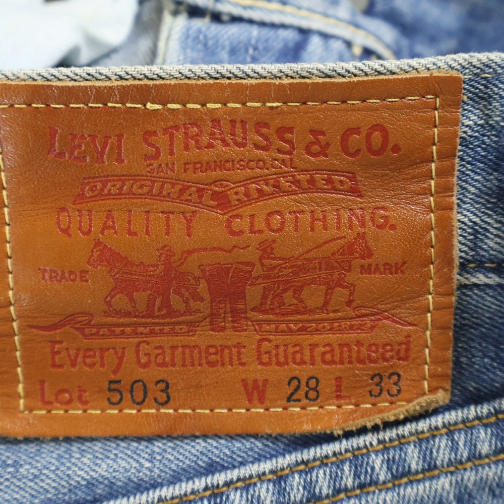Levi's(リーバイス) 503 ボタン裏V85 コットン デニムパンツ インディゴ 00503-0226