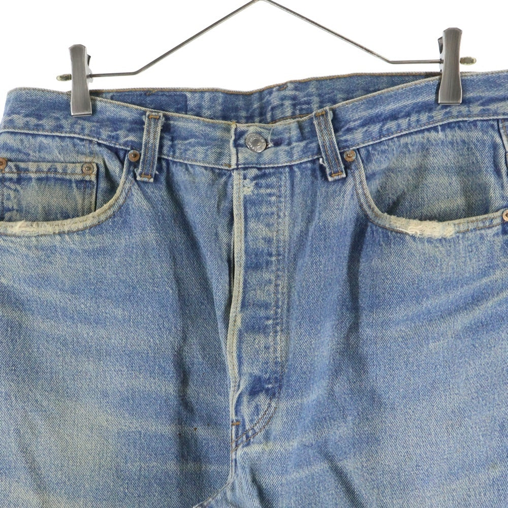 Levi's(リーバイス) 501 USA製 ボタン裏552 スモールe 501-0000 ボタンフライ デニムパンツ インディゴ