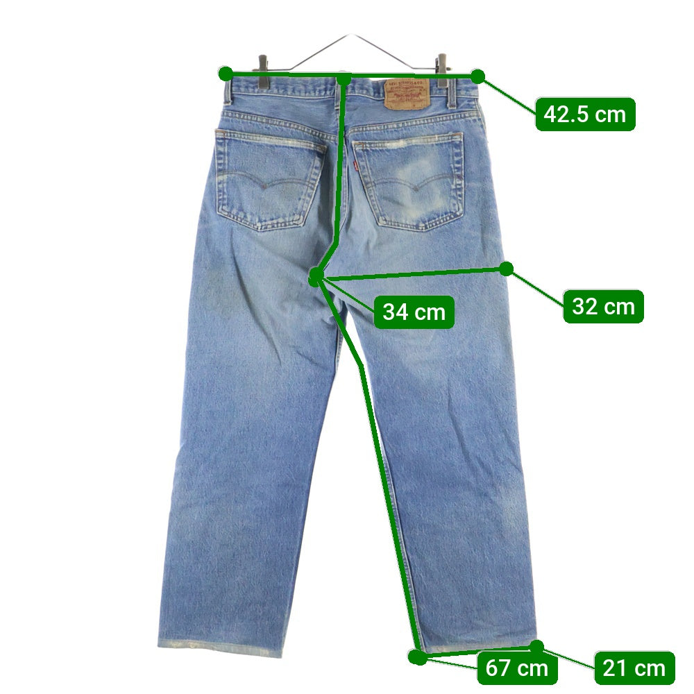 Levi's(リーバイス) 501 USA製 ボタン裏552 スモールe 501-0000 ボタンフライ デニムパンツ インディゴ
