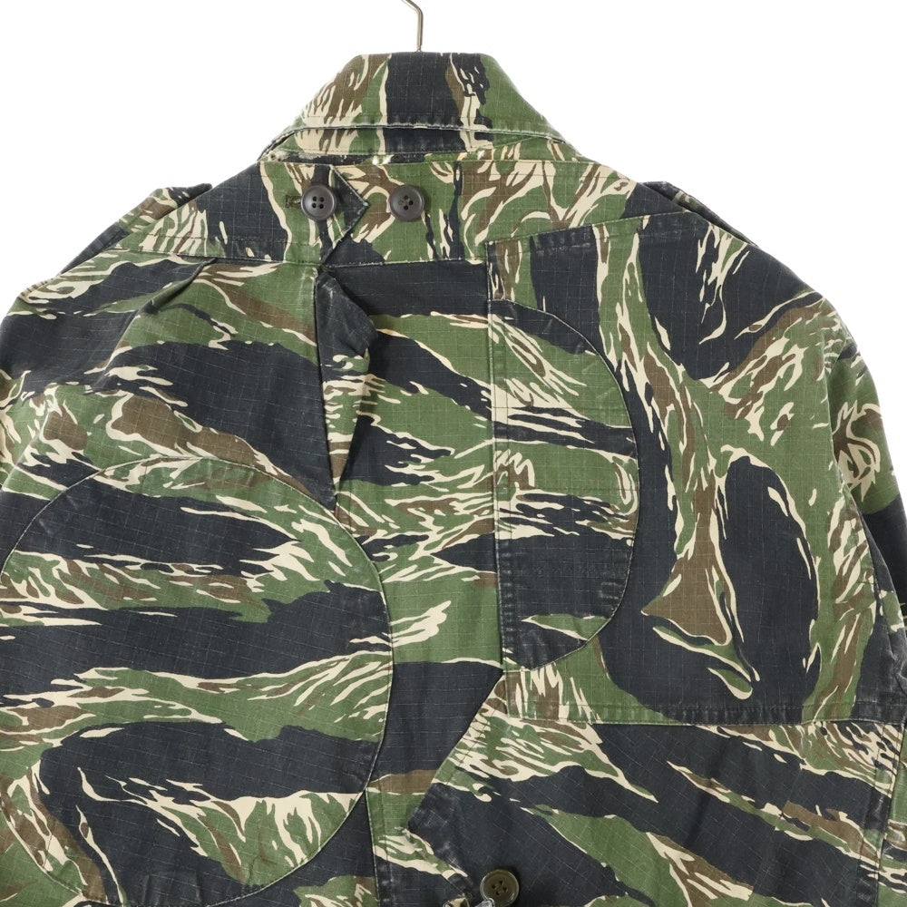 UNDERCOVER(アンダーカバー) but beautiful期 ジップアップ 解体ミリタリージャケット カモ 5S207-B3