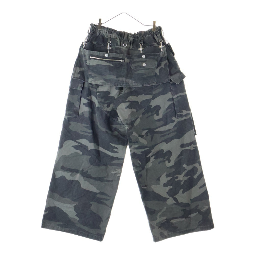 Danke Schon(ダンケシェーン) RIPSTOP APRON CARGO PANTS リップストップ エプロン カーゴパンツ カモフラージュ柄 UNS25124