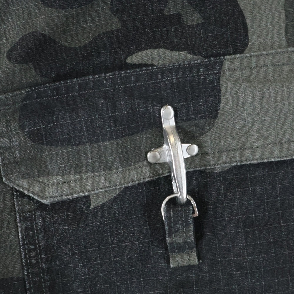 Danke Schon(ダンケシェーン) RIPSTOP APRON CARGO PANTS リップストップ エプロン カーゴパンツ カモフラージュ柄 UNS25124
