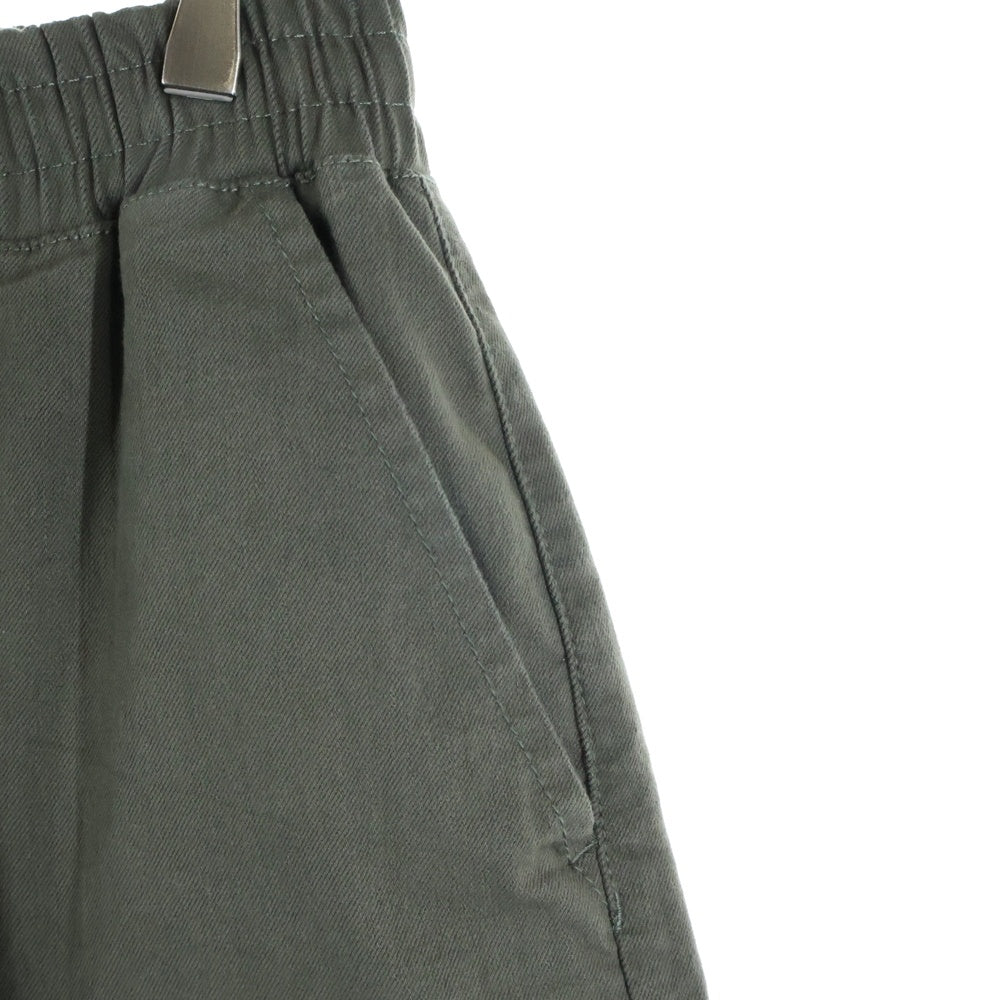 Danke Schon(ダンケシェーン) ZIP W-POCKET WIDE CARGO PANTS ジップ ダブルポケット ワイド カーゴパンツ カーキ 24A-PTL013-DS