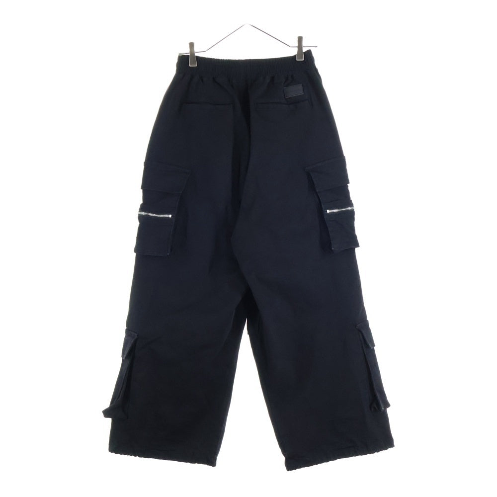 Danke Schon(ダンケシェーン) 24AW W-POCKET STRETCH CARGO PANTS ダブルポケッ トストレッチ カーゴパンツ 24A-PTL019-DS ブラック