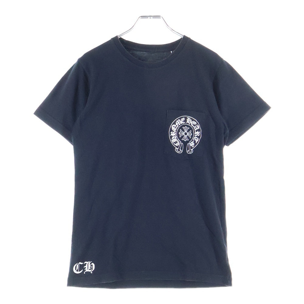 CHROME HEARTS(クロムハーツ) THE HEROES PROJECT プロジェクトヒーロー ホースシュー 半袖Tシャツ カットソー ブラック