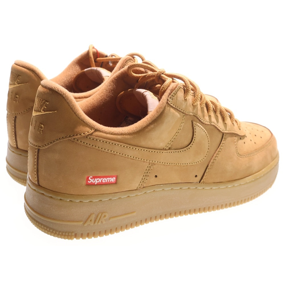 NIKE(ナイキ) ×SUPREME AIR FORCE 1 LOW Flax Wheat DN1555-200 シュプリーム エアフォース1 フラックスウィート ローカットスニーカー シューズ ブラウン US10/28cm