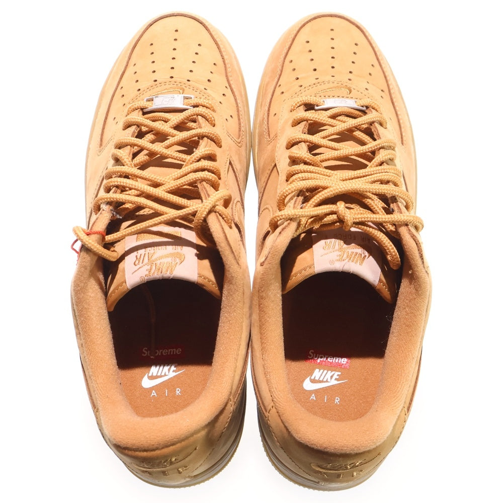 NIKE(ナイキ) ×SUPREME AIR FORCE 1 LOW Flax Wheat DN1555-200 シュプリーム エアフォース1 フラックスウィート ローカットスニーカー シューズ ブラウン US10/28cm