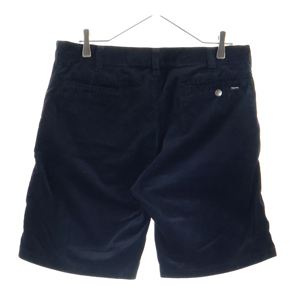 SUPREME(シュプリーム) 19SS Velvet Work Short ヴェルヴェット ワークショーツ ハーフパンツ ブラック