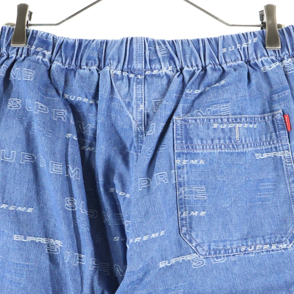 SUPREME(シュプリーム) 19AW Dimensions Logo Denim Skate Pant 総柄デザインロゴ デニムスケートパンツ インディゴ