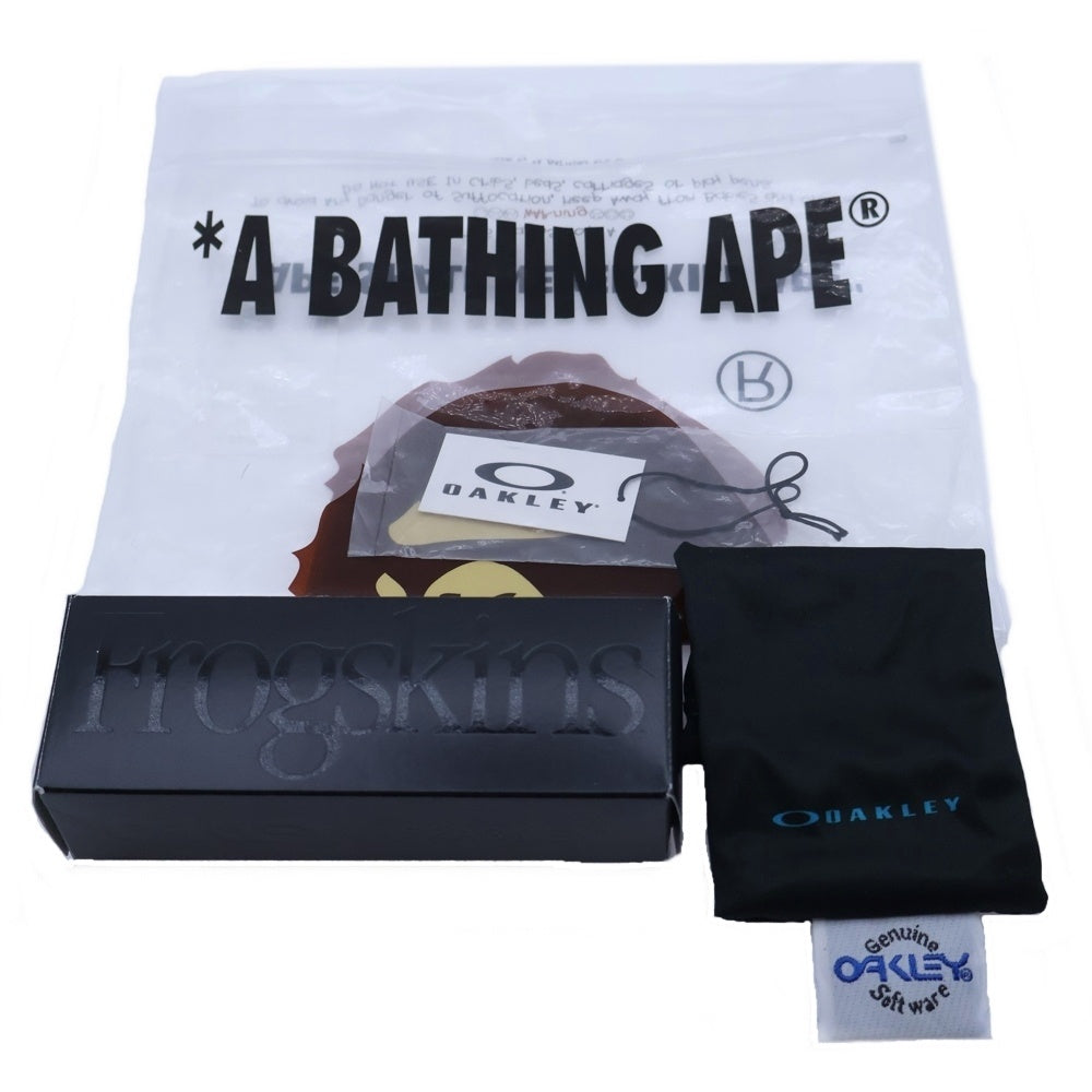 OAKLEY(オークリー) 23SS ×FRAGMENT DESIGN FROGSKINS SUNGLASSES フラグメントデザイン フロッグスキンズ サングラス アイウェア ブラック