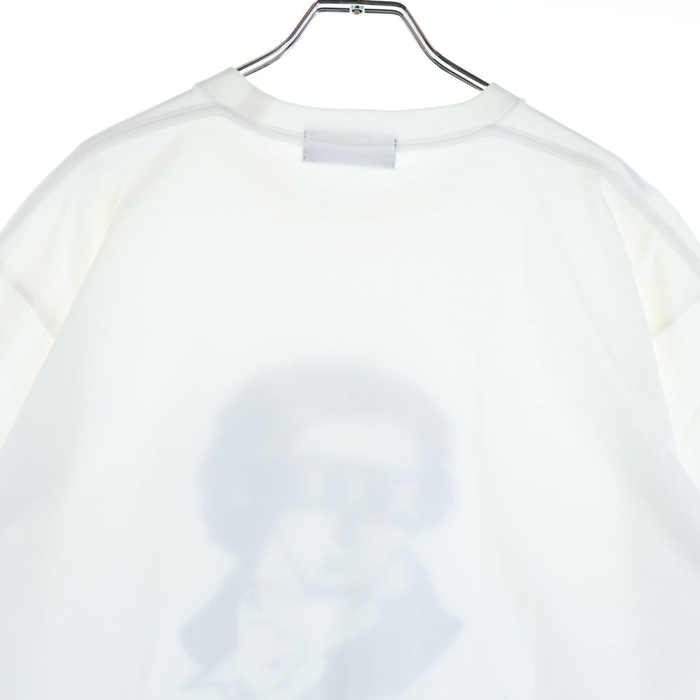 GOD SELECTION XXX(ゴッドセレクショントリプルエックス) ×アベイシングエイプ ロゴプリント半袖Tシャツ カットソー ホワイト