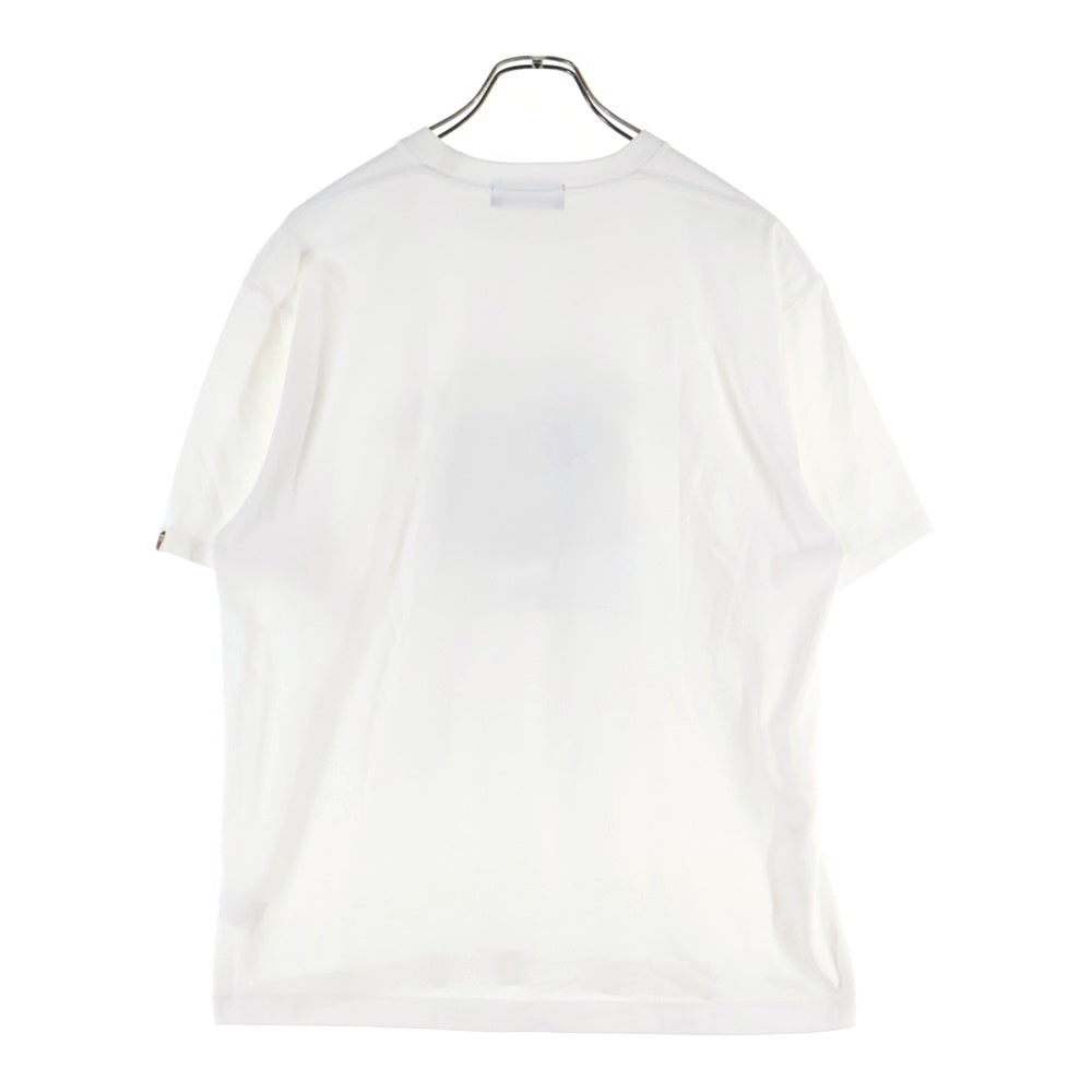 GOD SELECTION XXX(ゴッドセレクショントリプルエックス) ×アベイシングエイプ ベートーヴェン ロゴプリント 半袖Tシャツ カットソー ホワイト