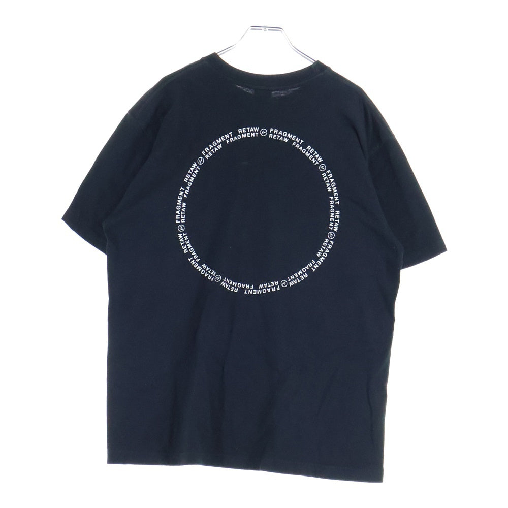 FRAGMENT DESIGN(フラグメントデザイン) ×retaW リトゥ プリントロゴ 半袖Tシャツ カットソー ブラック