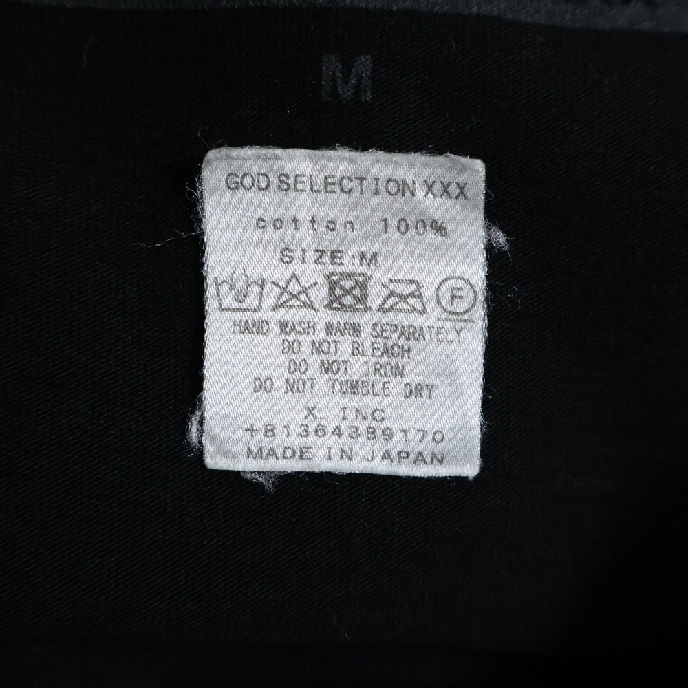 GOD SELECTION XXX(ゴッドセレクショントリプルエックス) 18AW 名古屋限定 マリリンモンロー フォトプリント半袖Tシャツ カットソー ブラック