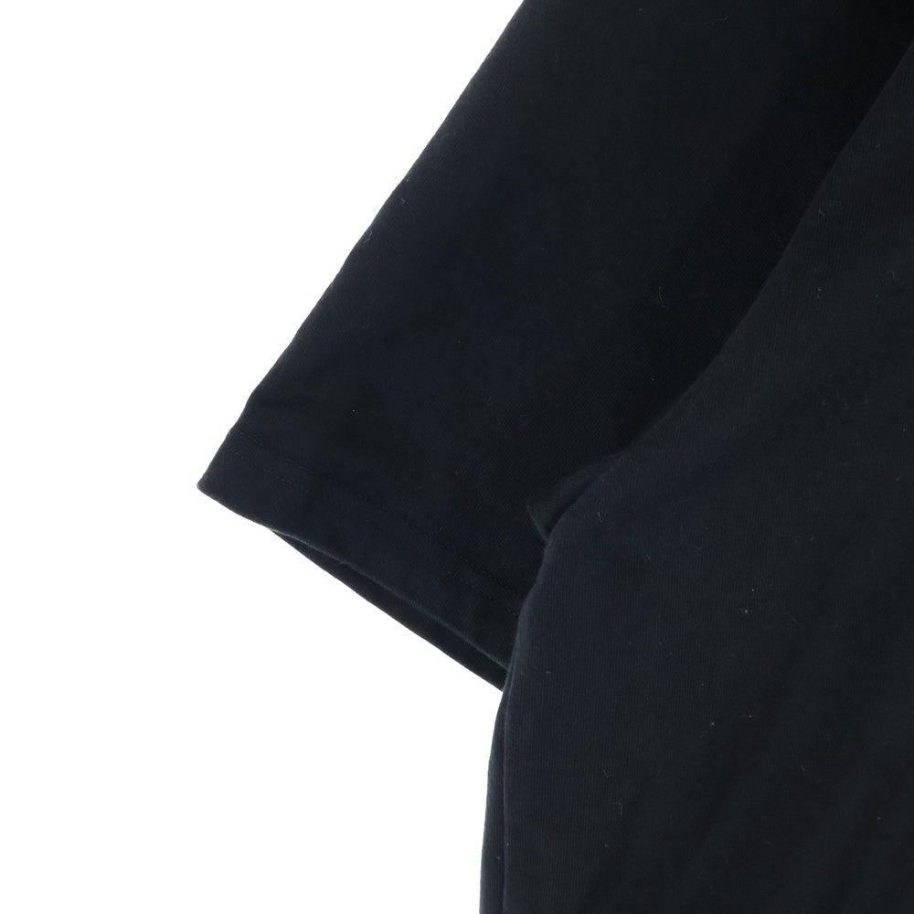 GOD SELECTION XXX(ゴッドセレクショントリプルエックス) ヘイリービーバー フォトプリント半袖Tシャツ カットソー ブラック