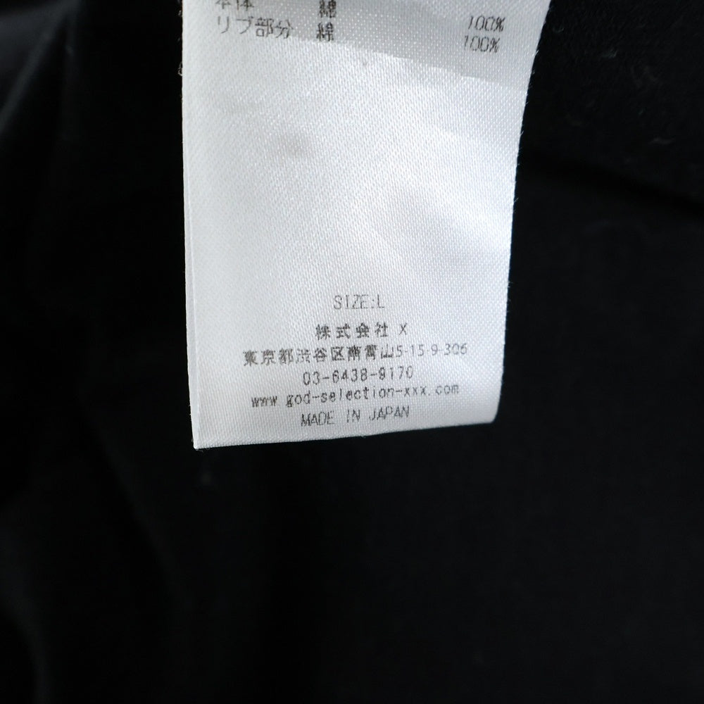 GOD SELECTION XXX(ゴッドセレクショントリプルエックス) ヘイリービーバー フォトプリント半袖Tシャツ カットソー ブラック