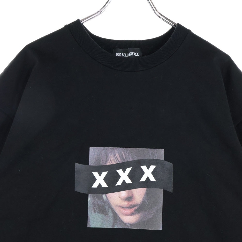 GOD SELECTION XXX(ゴッドセレクショントリプルエックス) 25SS フォトプリント 半袖Tシャツ カットソー ブラック