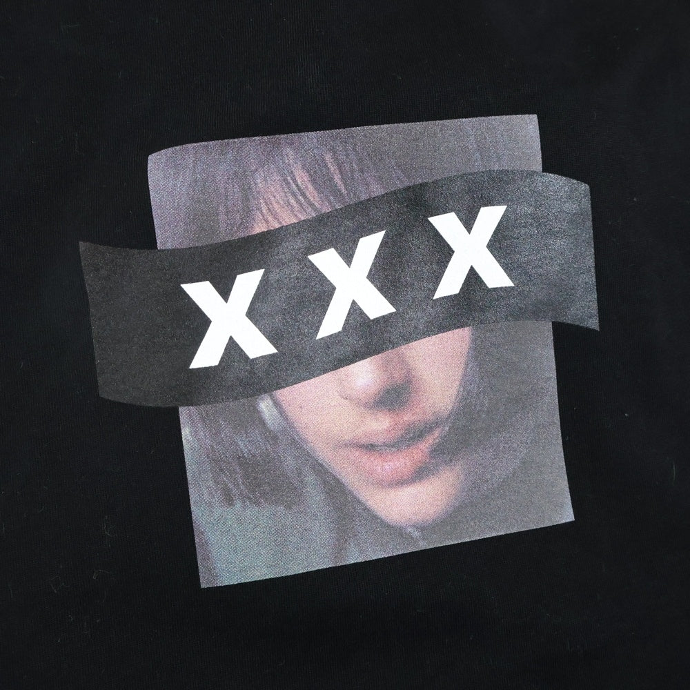 GOD SELECTION XXX(ゴッドセレクショントリプルエックス) 25SS フォトプリント 半袖Tシャツ カットソー ブラック