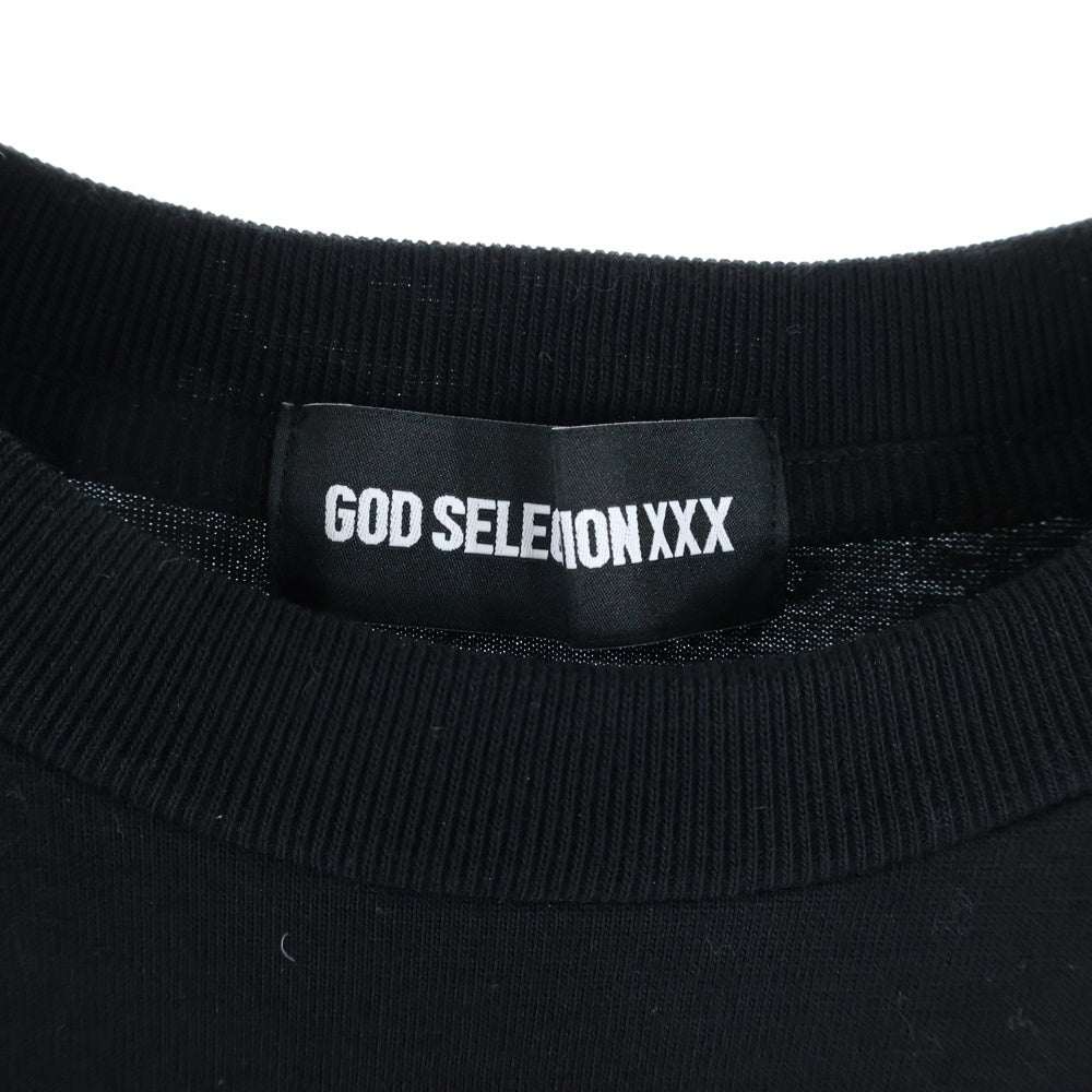 GOD SELECTION XXX(ゴッドセレクショントリプルエックス) 25SS フォトプリント 半袖Tシャツ カットソー ブラック