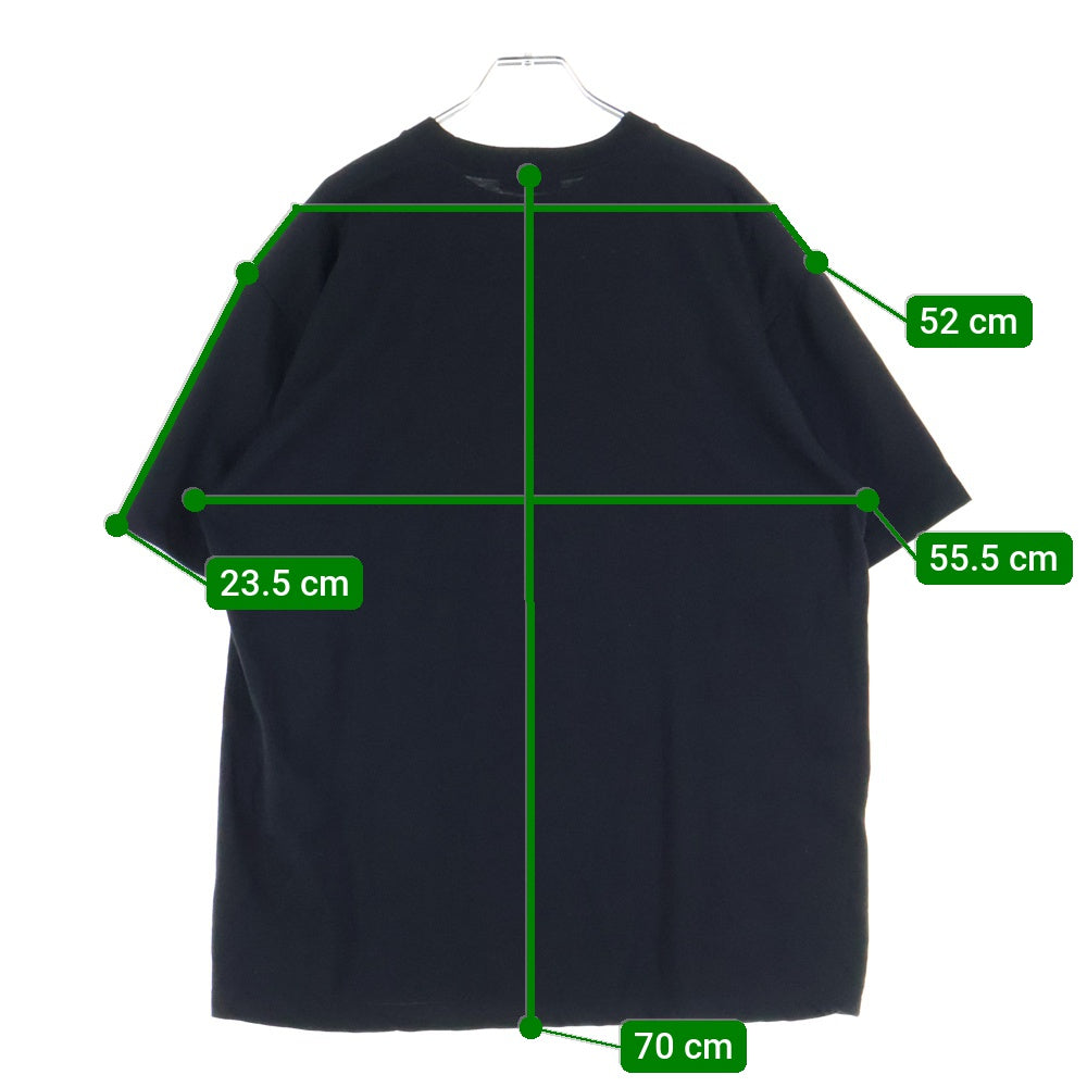 GOD SELECTION XXX(ゴッドセレクショントリプルエックス) 25SS フォトプリント 半袖Tシャツ カットソー ブラック