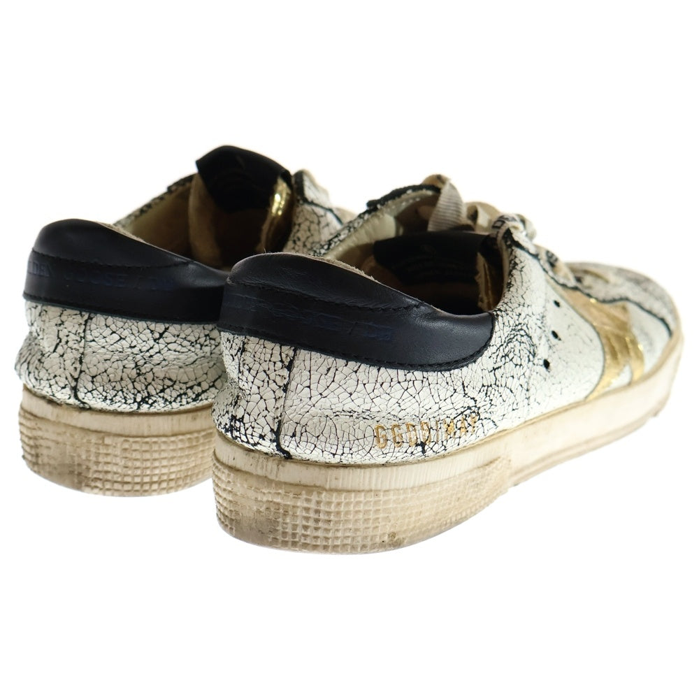 GOLDEN GOOSE DELUXE BRAND(ゴールデングースデラックスブランド) MAY ヴィンテージ加工ローカットスニーカー レディース ホワイト