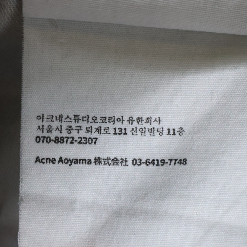 Acne Studios(アクネ ストゥディオズ) 1991 TOJ C00037 ルーズフィットジーンズ バギーデニムパンツ ブラック