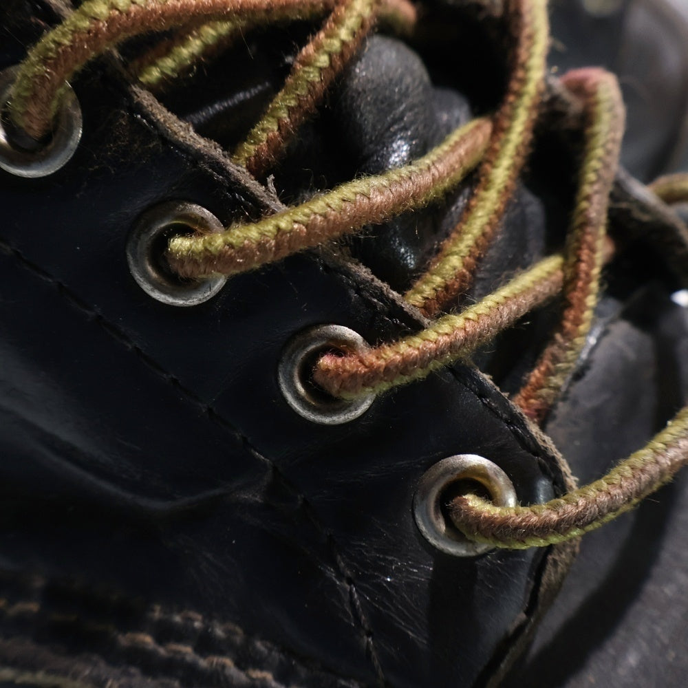 RED WING(レッド ウイング) 90S VINTAGE 90年製 USA製 ANSI Z41 PT83 ハイカット レースアップ ブーツ ブラック
