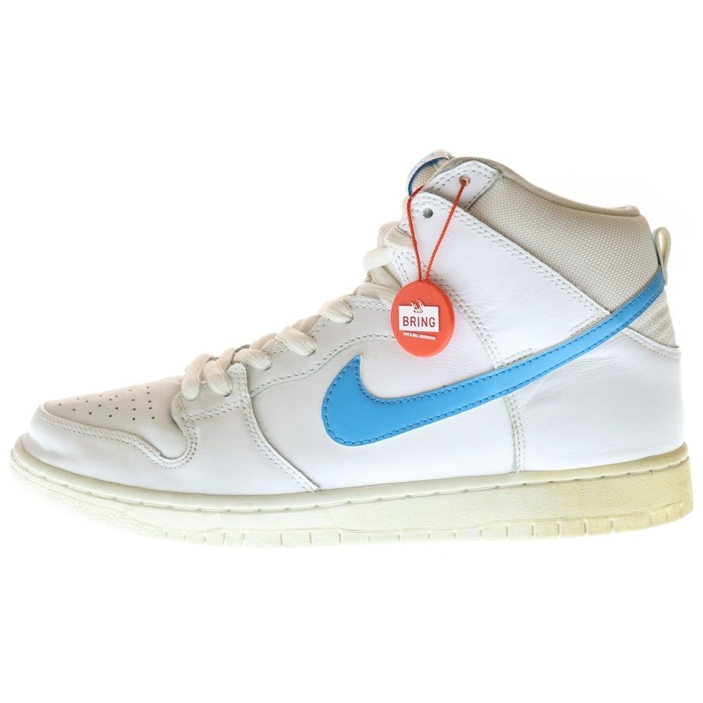 NIKE SB(ナイキエスビー) DUNK HIGH Richard Mulder 881758-141 ダンクハイ ルチャードマルダー ハイカットスニーカー ホワイト/ライトブルー US9.5/27.5cm