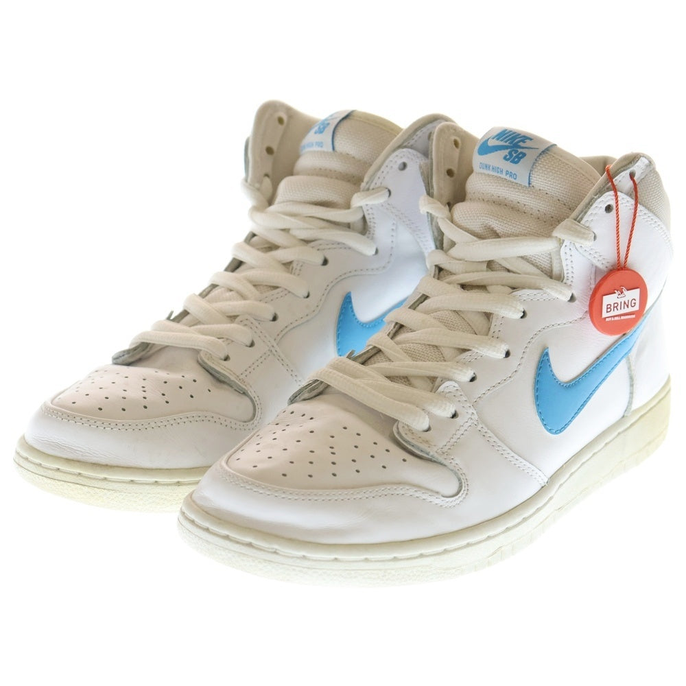 NIKE SB(ナイキエスビー) DUNK HIGH Richard Mulder 881758-141 ダンクハイ ルチャードマルダー ハイカットスニーカー ホワイト/ライトブルー US9.5/27.5cm