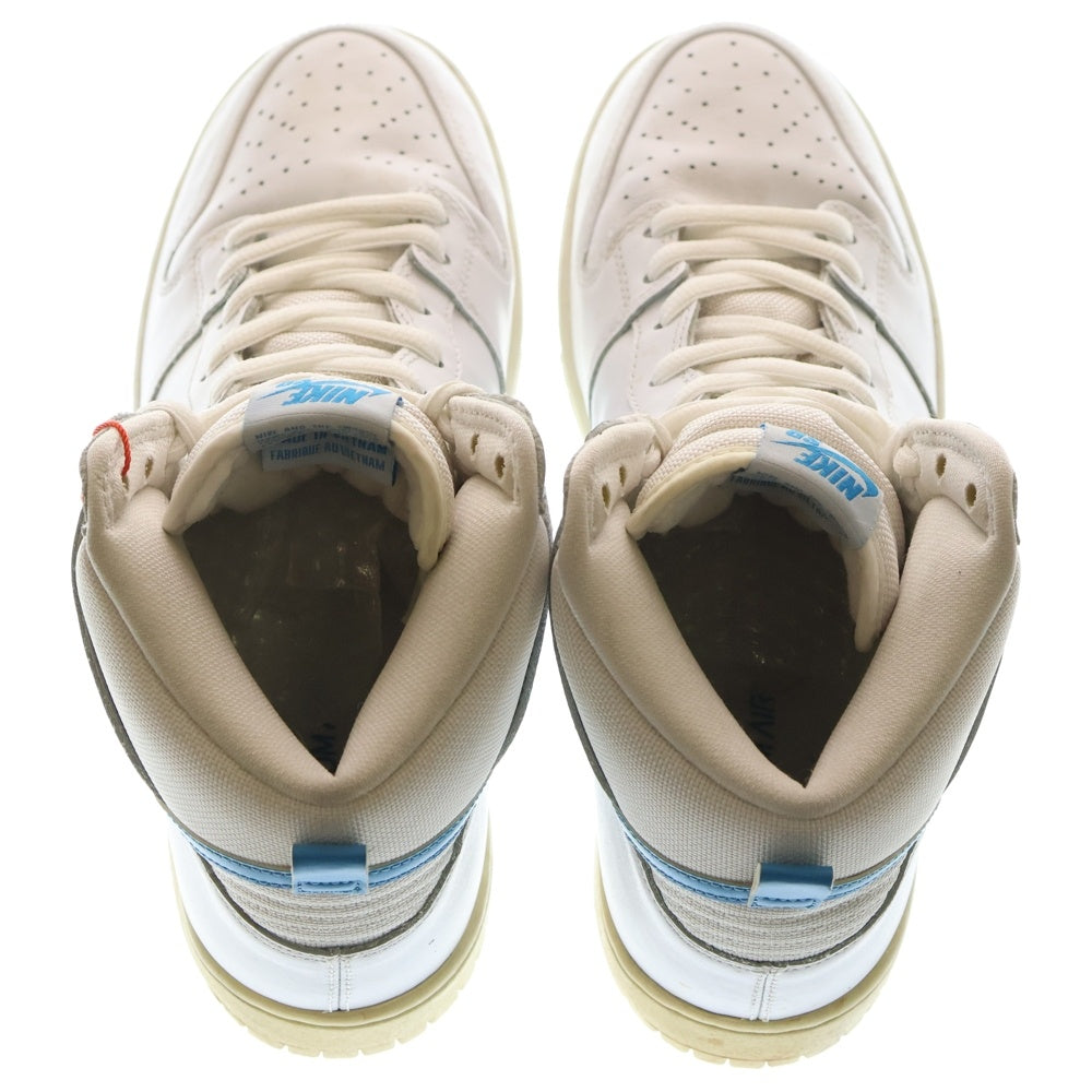 NIKE SB(ナイキエスビー) DUNK HIGH Richard Mulder 881758-141 ダンクハイ ルチャードマルダー ハイカットスニーカー ホワイト/ライトブルー US9.5/27.5cm