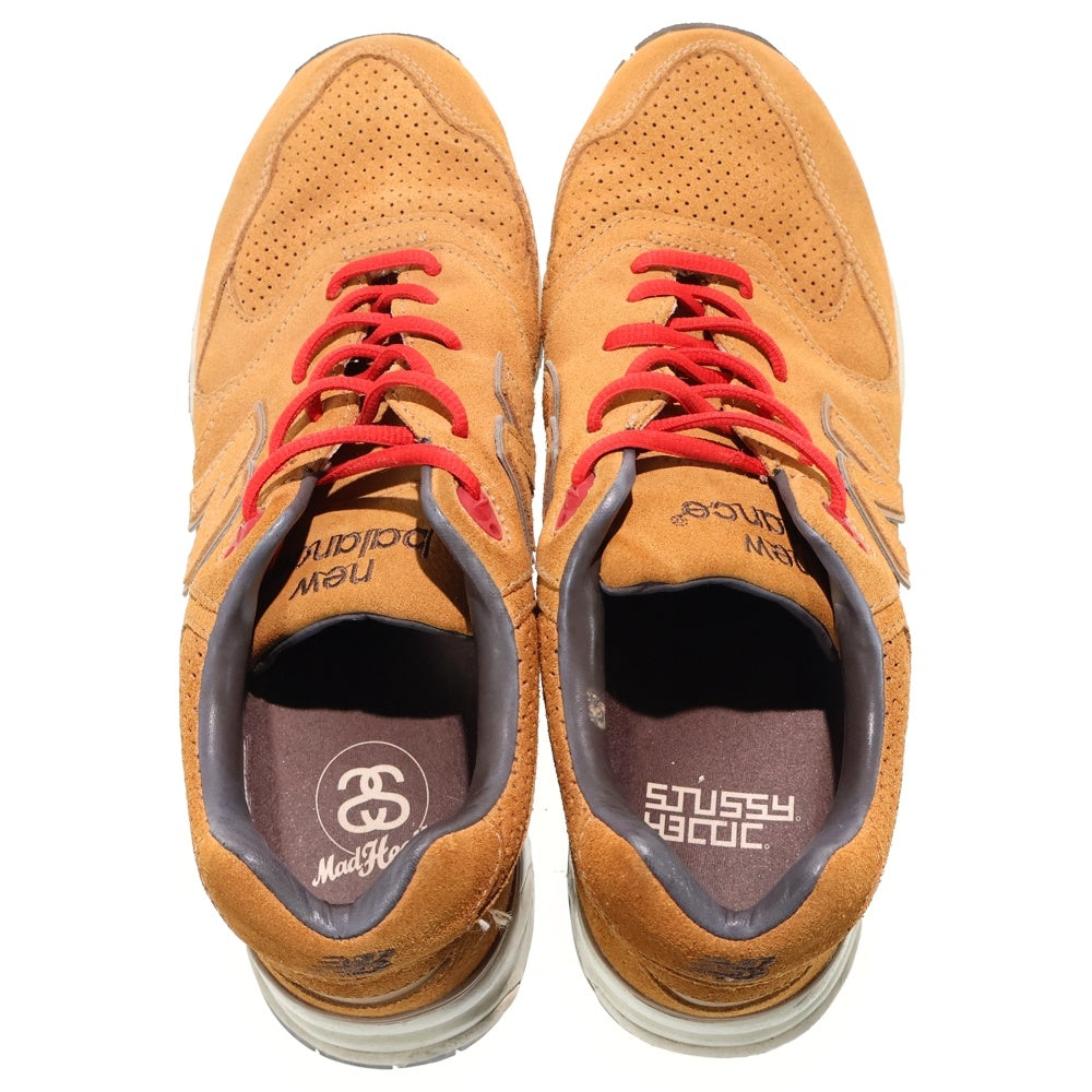New Balance(ニューバランス) xSTUSSY ×UNDEFINED 999 ML999UND ステューシー アンディフィード レザーローカットスニーカー ブラウン US10/28cm