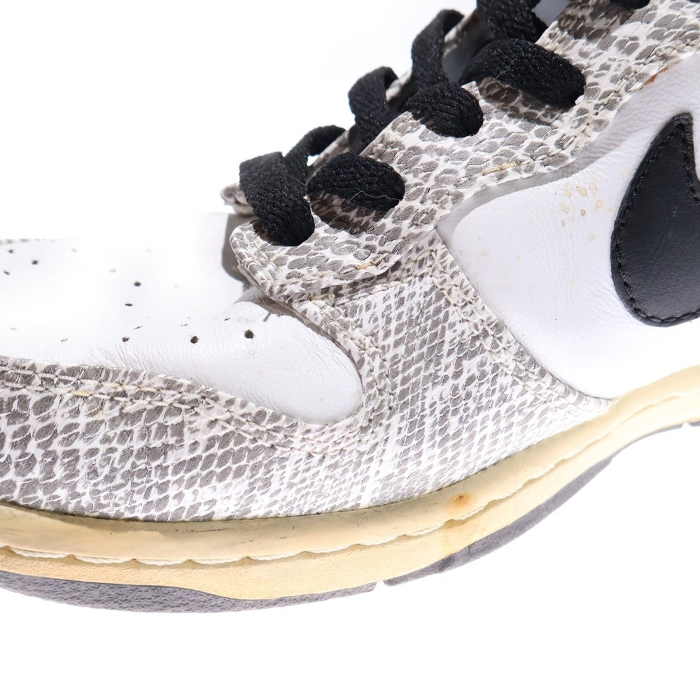 NIKE(ナイキ) 【観賞用 2013年製】DUNK PREMIUM HIGH SP Cocoa Snake 624512-010 ダンクプレミアム ハイカットスニーカー ブラック/ホワイト US9.5/27.5