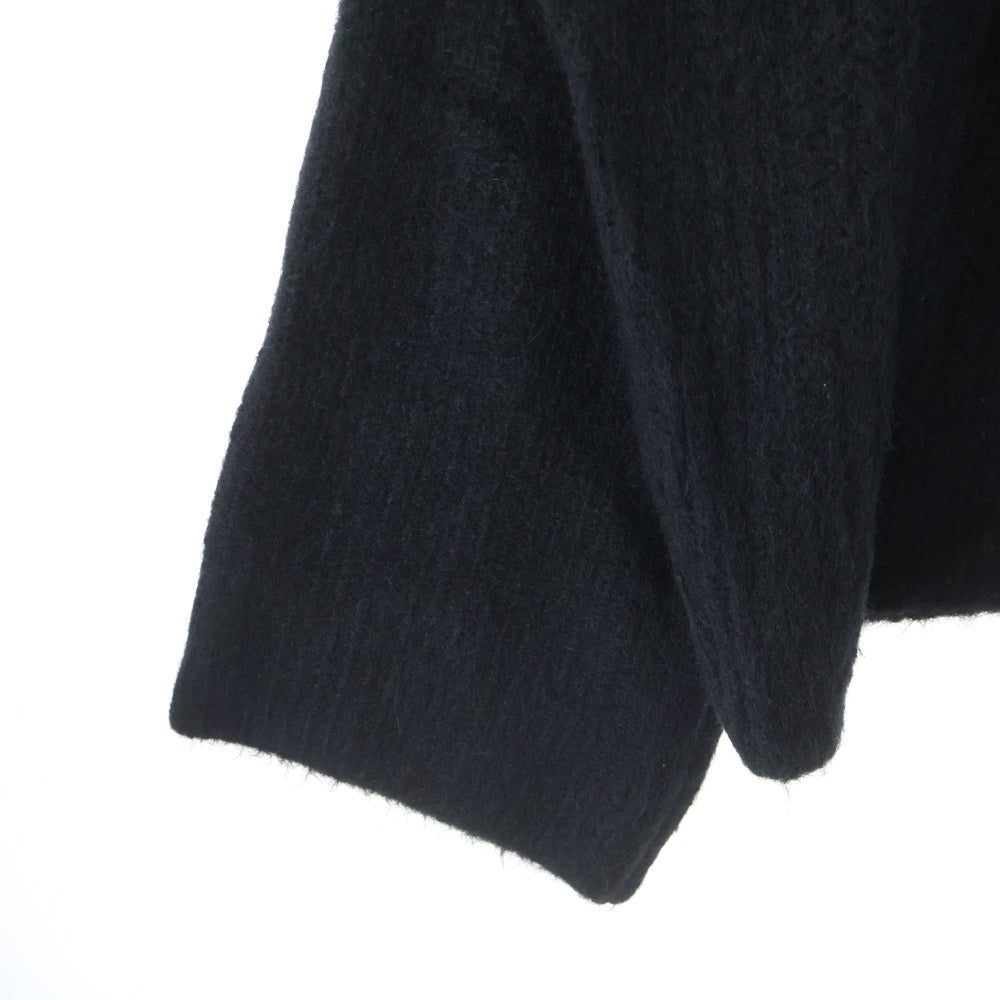 entire studios(エンタイア スタジオ) HEAVY KNIT CREW SWEATER ヘヴィー ニット クールネック セーター ブラック ES2562