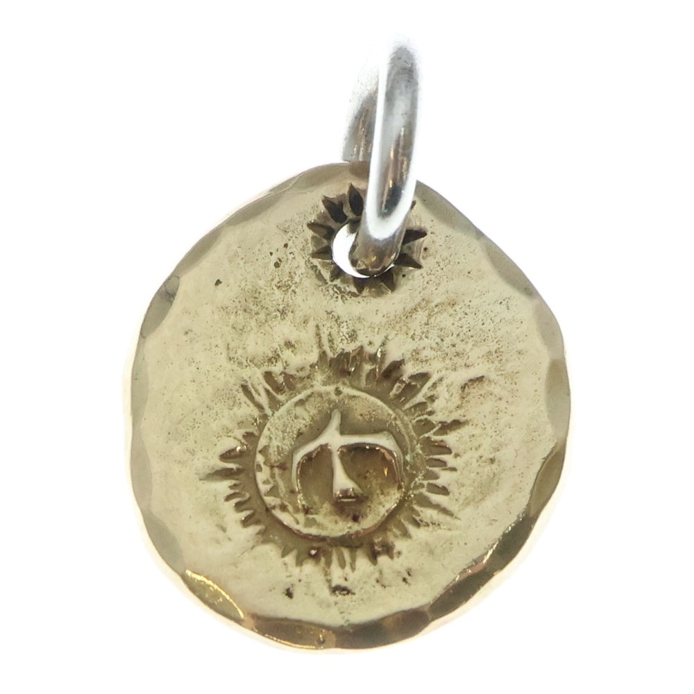 goro's(ゴローズ) 【現行】全金in太陽メタル大 ペンダントトップ ゴールド