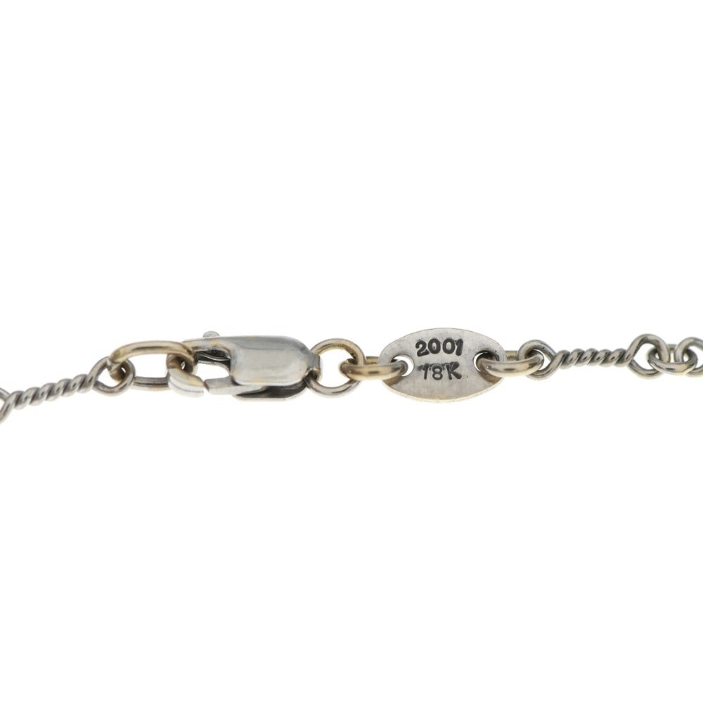 CHROME HEARTS(クロムハーツ) 18KWG NECKCHAIN T20 ツイストチェーンネックレス 20inch ホワイトゴールド BCA003